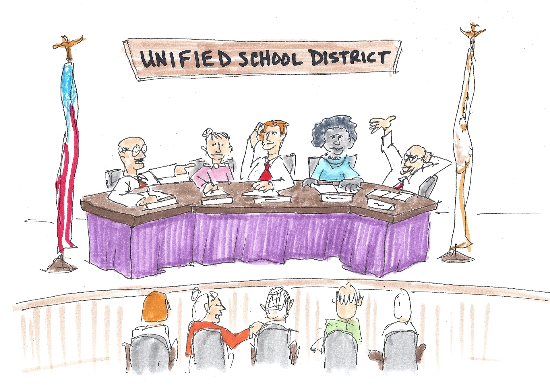 Attend School Board Meeting